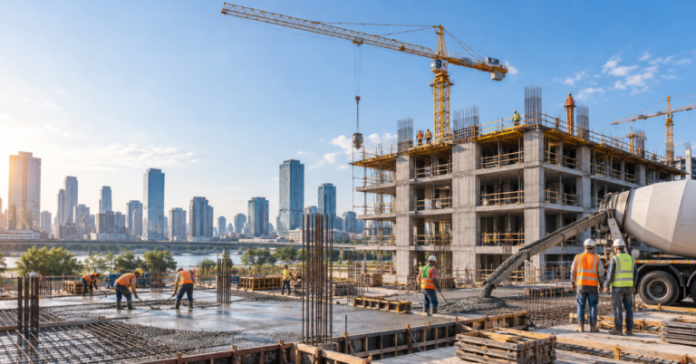 Sector construcción crece 9,04% en junio